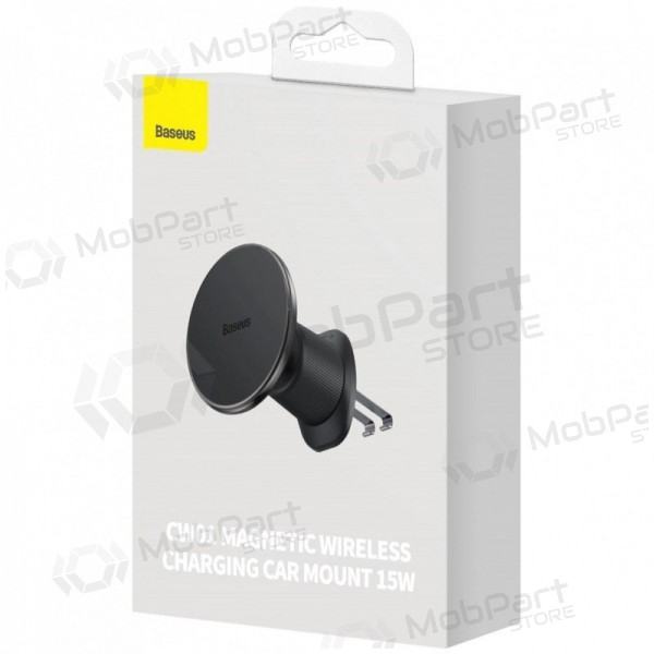 Suporte de telefone para carro com carregamento sem fio Baseus CW01 MagSafe 15 W para grelha de ventilação