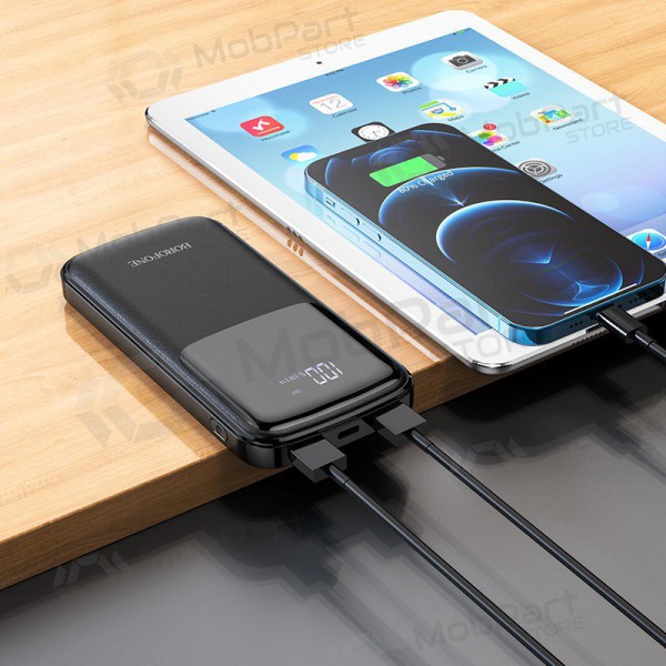 Bateria externa Power Bank Borofone BJ17 2xUSB 10000mAh preto