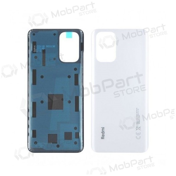 Xiaomi Redmi Note 10 4G tampa traseira da bateria (Pebble White)