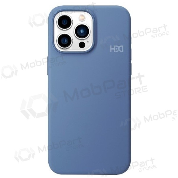 Capa HDD Silicone MagSafe Case Samsung S911 S23 5G azul escuro