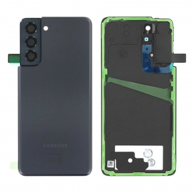 Samsung G991 Galaxy S21 5G tampa traseira da bateria (Phantom Grey) (usado grade A, original)