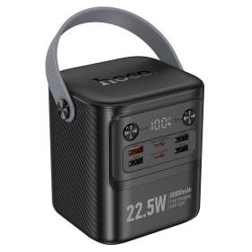 Bateria externa Power Bank Hoco J152 22.5W+PD20W 80000mAh preto