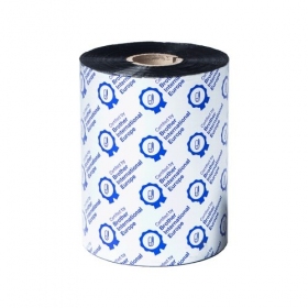 Brother BWS-1D600-110 Fita de tinta de transferência térmica de cera padrão 110mm x 600m, Preta