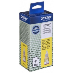 Brother DCP-T300/ T500W/ T700W (BT5000Y), amarelo cartucho para impressoras jato de tinta, 5000 páginas.