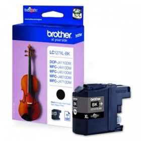 Brother LC 127XL (LC127XLBK), cartucho preto para impressoras a jato de tinta, 1200 páginas