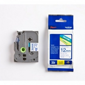 Fita de rotulagem laminada Brother TZe-233 (TZe233) 12mm 8m, azul sobre branco