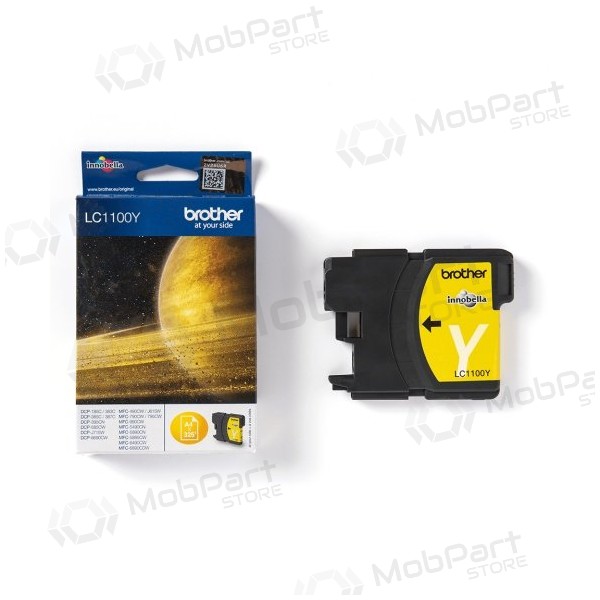 Brother LC-1100Y (LC1100Y) Cartucho de tinta, amarelo
