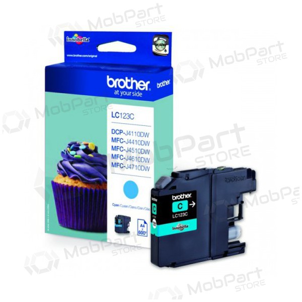 Brother LC 123 (LC123C),  cartucho para impressoras jato de tinta