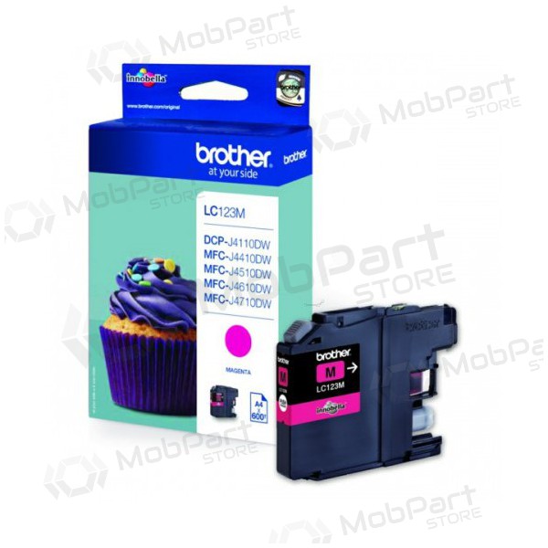 Brother LC 123 (LC123M),  cartucho para impressoras jato de tinta