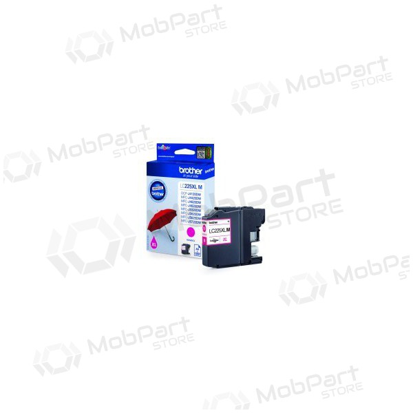 Brother LC 225XL (LC225XLM), cartucho magenta para impressoras a jato de tinta, 1200 páginas.