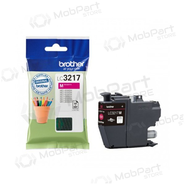 Brother LC 3217 (LC3217M), cartucho magenta para impressoras a jato de tinta, 550 páginas.