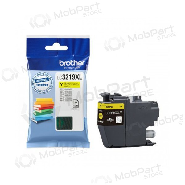 Brother LC 3219 (LC3219XLY), tinteiro amarelo para impressoras a jato de tinta, 1500 páginas.