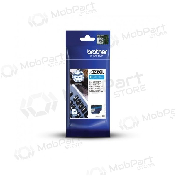 Cartucho de tinta Brother LC3239XL (LC3239XLC), ciano