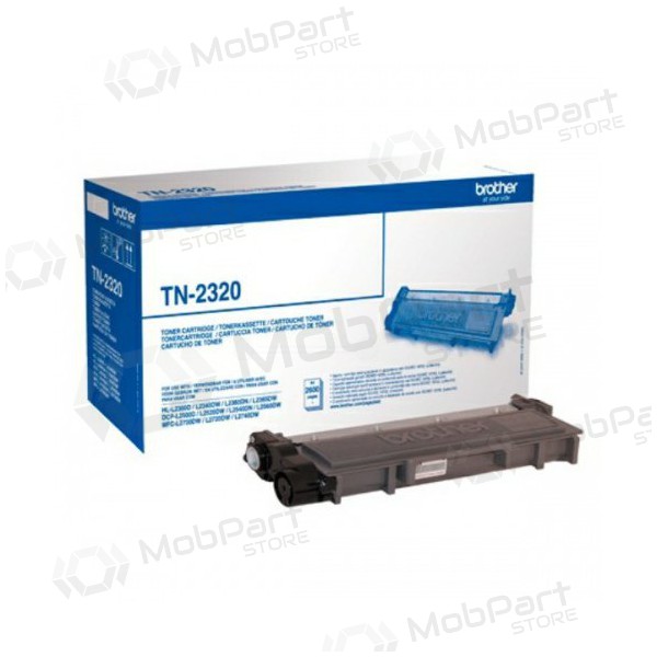 Brother TN-2320 (TN2320), cartucho preto para impressoras a laser, 2600 páginas