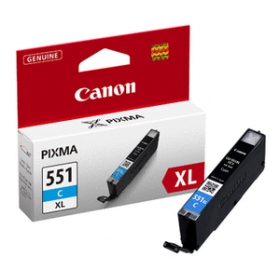 Canon CLI-551XL (6444B001), cartucho ciano para impressoras a jato de tinta