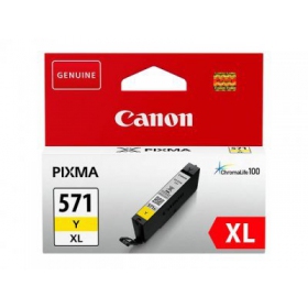 Canon CLI-571XLY (0334C001), cartucho amarelo para impressoras a jato de tinta, 715 páginas