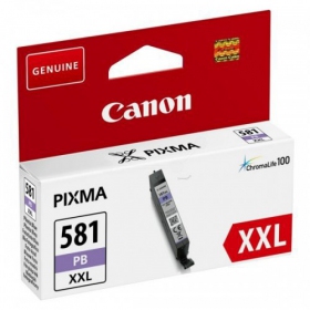 Canon CLI-581 XXL (1999C001), cartucho de tinta fotográfica ciano para impressoras a jato de tinta