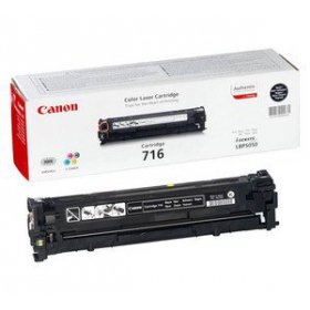 Canon CRG 716 (1980B002) cartucho preto para impressoras a laser, 2300 páginas.
