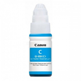 Canon GI-490 Nachfulltinte (0664C001), cartucho ciano para impressoras a jato de tinta