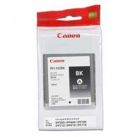 Canon PFI-102 (0895B001), preto cartucho para impressoras jato de tinta