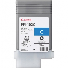 Cartucho de tinta Canon PFI-102C (0896B001), Ciano (SPEC)