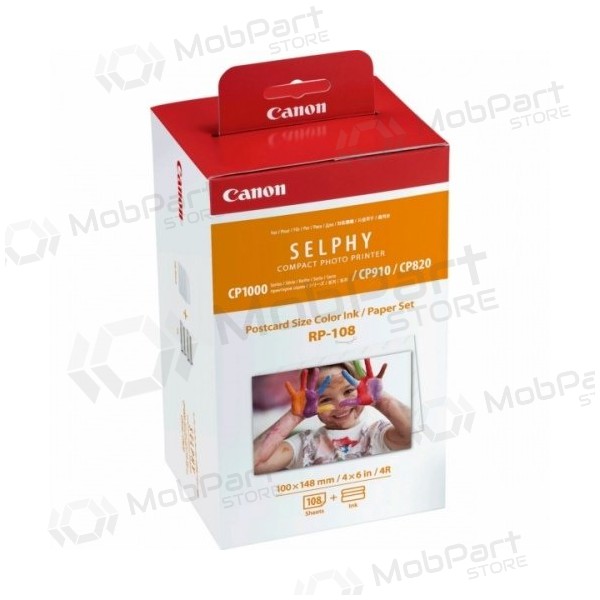 Canon 8568B001 RP-108 Cartucho de tinta colorida + papel 100x148mm 108 folhas (SPEC)