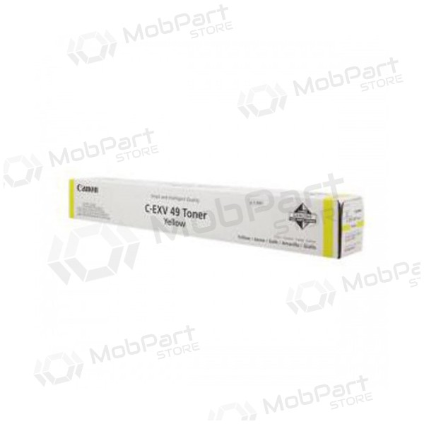 Canon C-EXV 49 (8527B002AA), cartucho de toner amarelo para impressoras a laser, 19000 páginas.