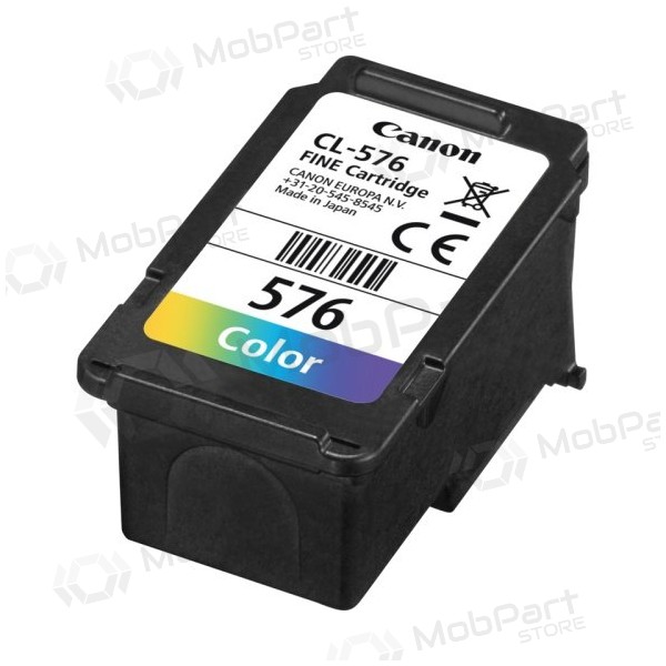 Cartucho de tinta Canon CL-576 (5442C001), ciano, magenta, amarelo
