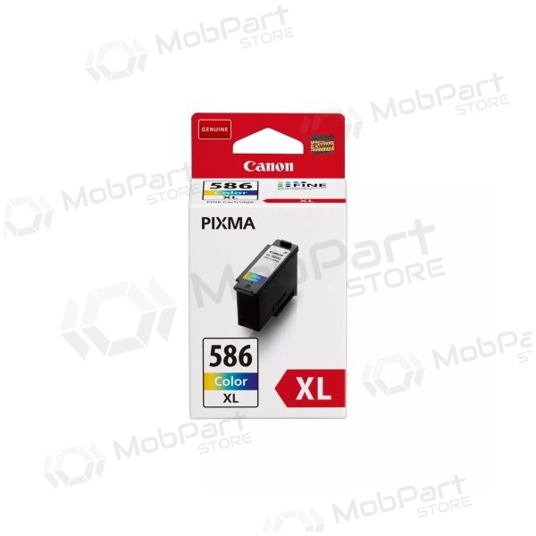 Cartucho de tinta Canon CL-586XL Color (6226C001), Ciano, Magenta, Amarelo