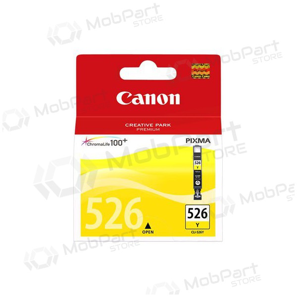 Canon CLI-526 (4543B001), cartucho amarelo para impressoras a jato de tinta