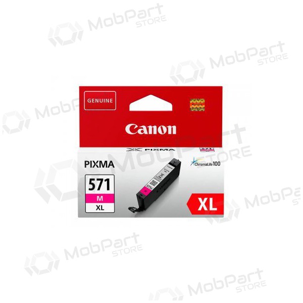 Canon CLI-571XLM - (0333C001), cartucho magenta para impressoras a jato de tinta, 645 págs.