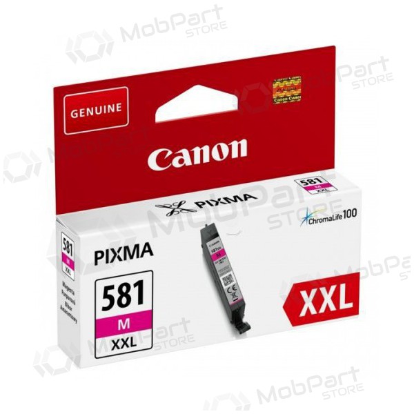 Cartucho magenta Canon CLI-581 XXL (1996C001) para impressoras jato de tinta