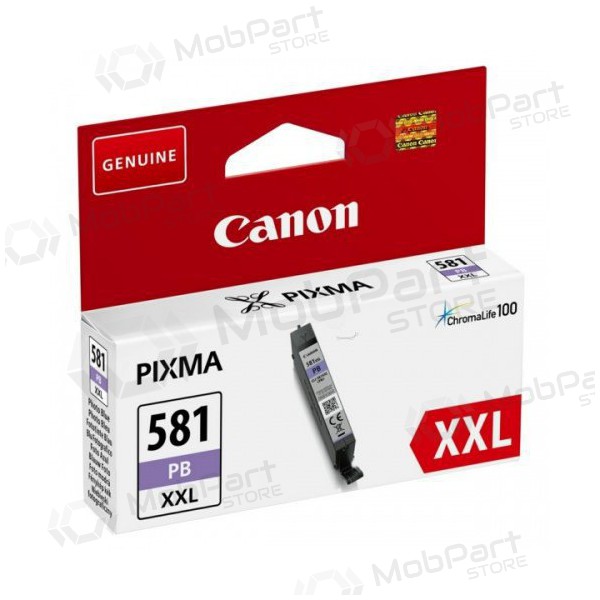 Canon CLI-581 XXL (1999C001), cartucho de tinta ciano fotográfico para impressoras a jato de tinta