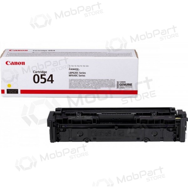 Cartucho de toner amarelo Canon CRG 054 (3021C002) para impressoras a laser, 1200 páginas.