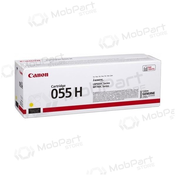 Canon CRG 055H (3017C002) toner amarelo para impressoras laser, 5900 págs.