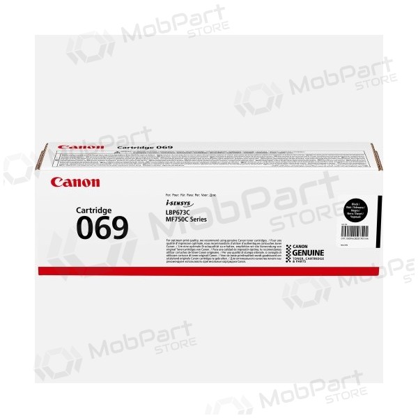 Canon CRG 069 (5094C002) Cartucho de toner, Preto