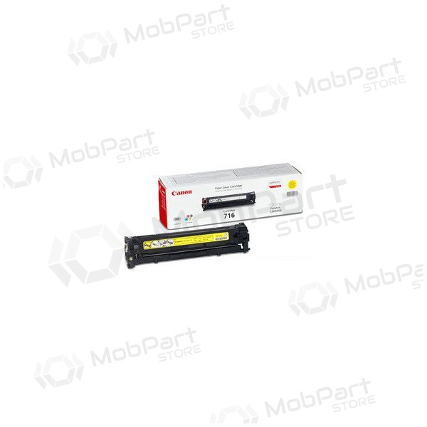 Cartucho de toner amarelo Canon CRG 716 (1977B002) para impressoras a laser, 1500 páginas