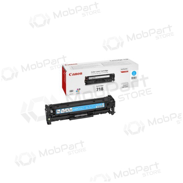 Cartucho Canon CRG 718 (2661B002) ciano para impressoras a laser, 2900 páginas