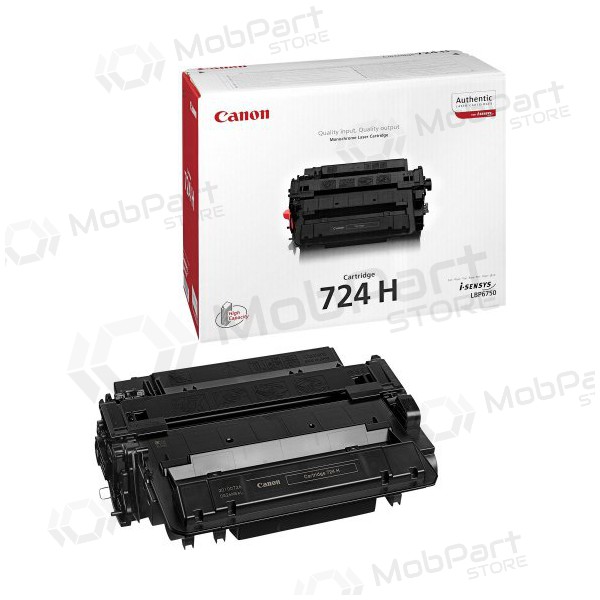 Canon CRG 724H (3482B002) (3482B011) preto cartucho para impressoras a laser, 12500 páginas.