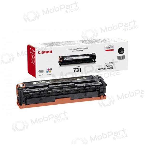 Canon CRG 731 (6272B002) toner preto para impressoras a laser, 1400 páginas.