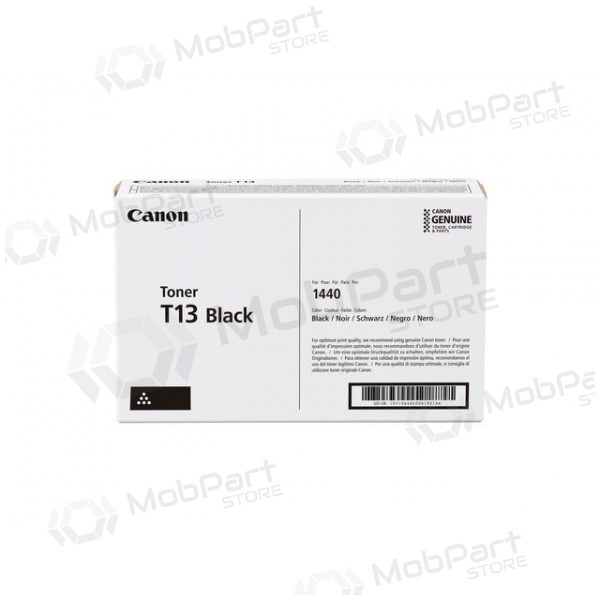 Cartucho de toner a laser Canon CRG T13 (5640C006), Preto