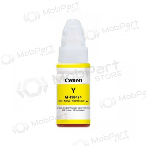 Canon GI-490 Nachfulltinte (0666C001), cartucho amarelo para impressoras a jato de tinta