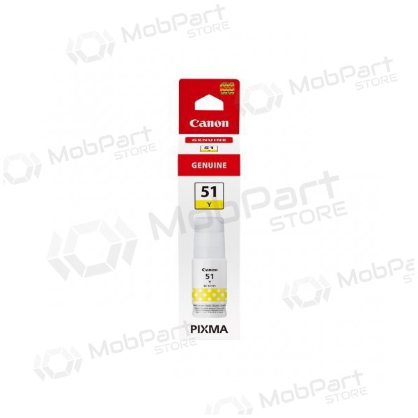 Canon GI-51Y (4548C001), cartucho de tinta amarelo para impressoras a jato de tinta, 7700 páginas.