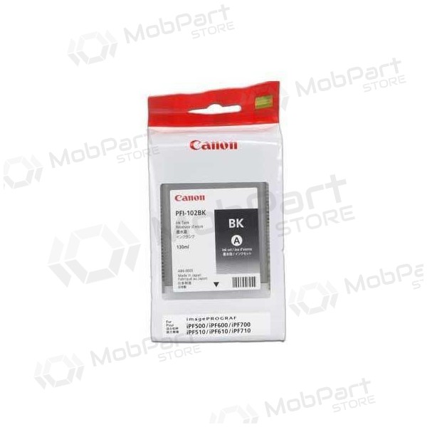 Canon PFI-102 (0895B001), preto cartucho para impressoras jato de tinta
