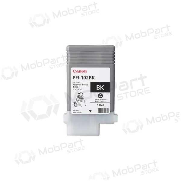 Cartucho de tinta Canon PFI-102BK (0895B001), preto (SPEC)