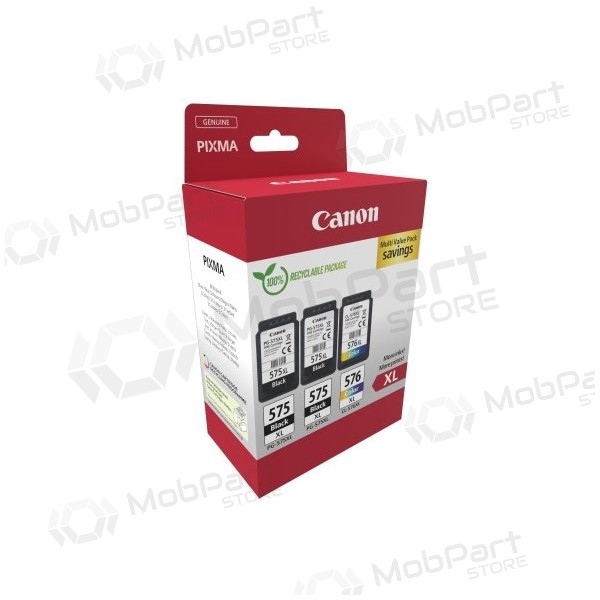 Canon PG-575XL/CL-576XL (5437C004) Conjunto de tinteiros, BK/CMY