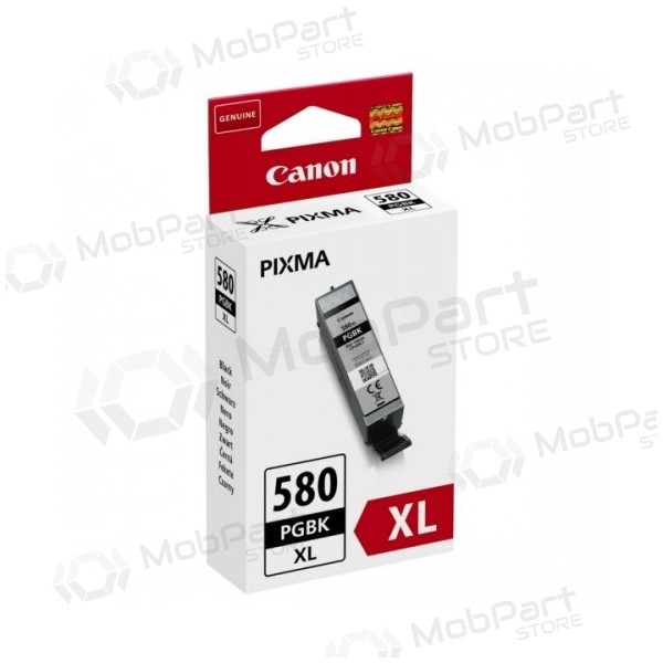 Cartucho de tinta Canon PGI-580XLPGBK (2024C001), preto
