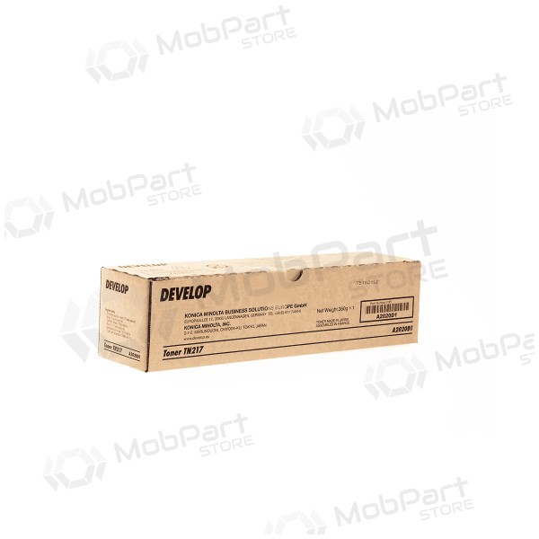 Develop TN217 (A2020D1) Cartucho de toner, Preto