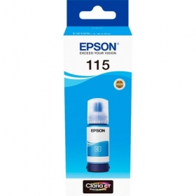Epson 115 EcoTank (C13T07D24A) Garrafa de recarga de tinta, Ciano