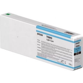 Epson T55K5 (C13T55K500) 700 ml Cartucho de tinta, ciano claro